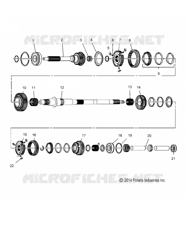 SYSTÈME DE TRANSMISSION, TRANSMISSION, INPUT AND MAIN SHAFT