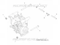 SYSTÈME DE TRANSMISSION, GEARCASE MOUNTING, REAR