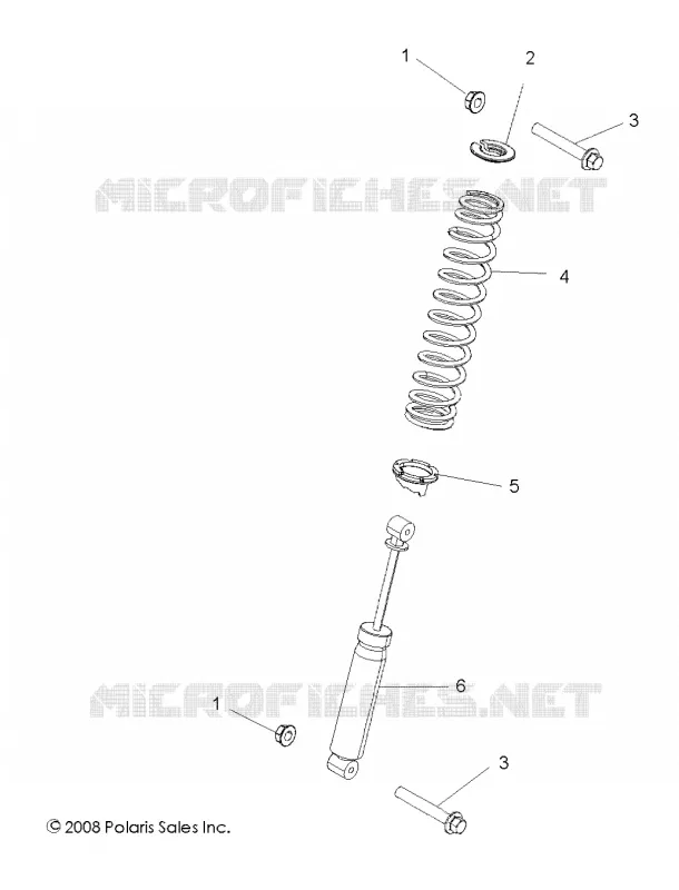 SUSPENSION, AMORTISSEUR AVANT