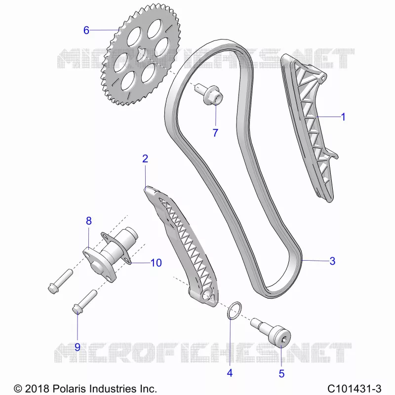 CHAINE DE DISTRIBUTION AND TENSIONER