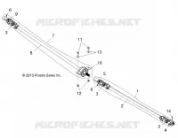 DRIVE TRAIN, FRONT ARBRE DE TRANSMISSION
