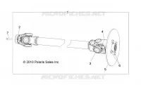 DRIVE TRAIN, FRONT ARBRE DE TRANSMISSION