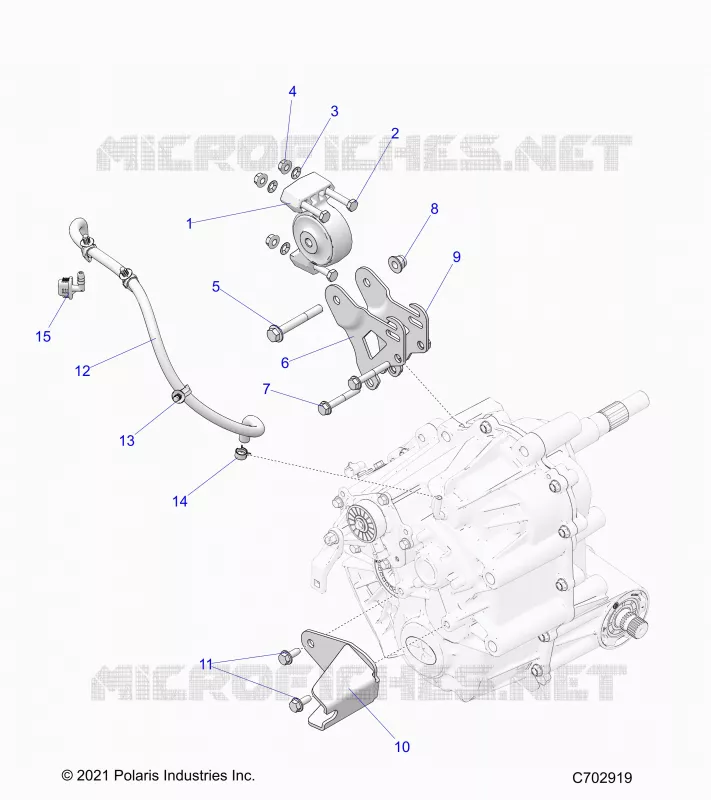 SYSTÃˆME DE TRANSMISSION, MAIN GEARCASE MOUNTING