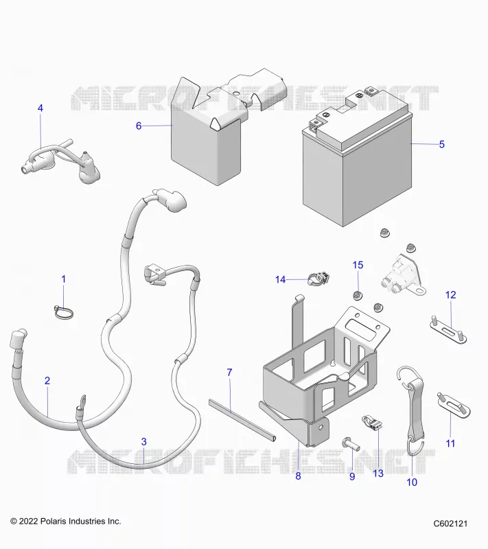 ELECTRICITE, BATTERY/BOX AND CABLES