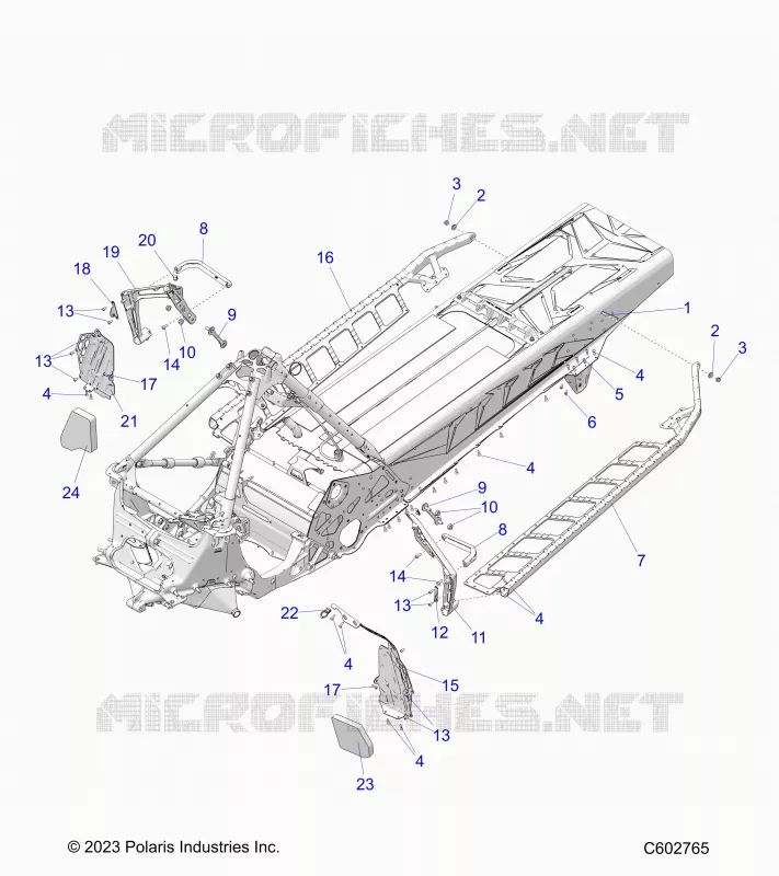 CHASSIS, FOOTRESTS, AND RUNNING BOARDS
