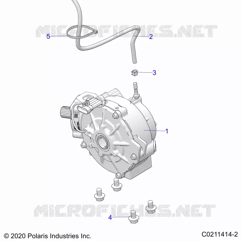 SYSTÃˆME DE TRANSMISSION, FRONT GEARCASE MOUNTING