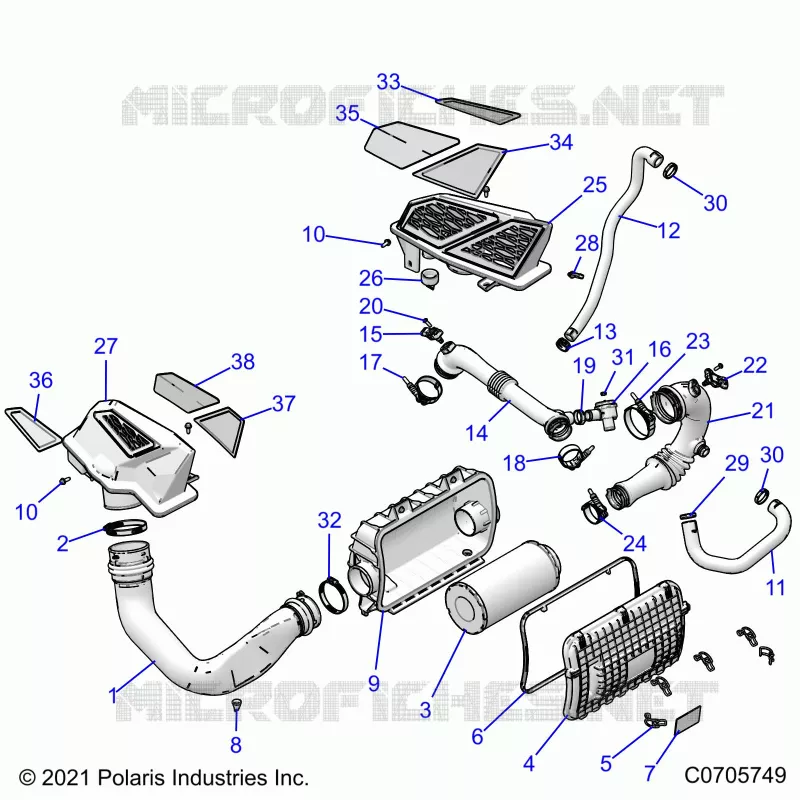 ENGINE, PRISE D'AIR SYSTEM