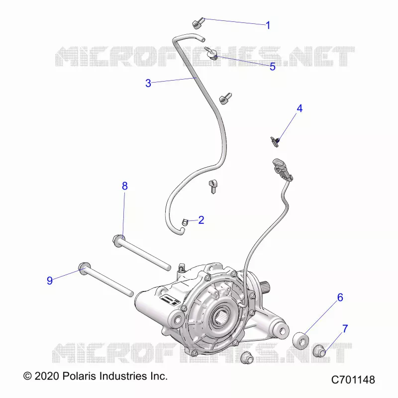 SYSTÃˆME DE TRANSMISSION, FRONT GEARCASE MOUNTING