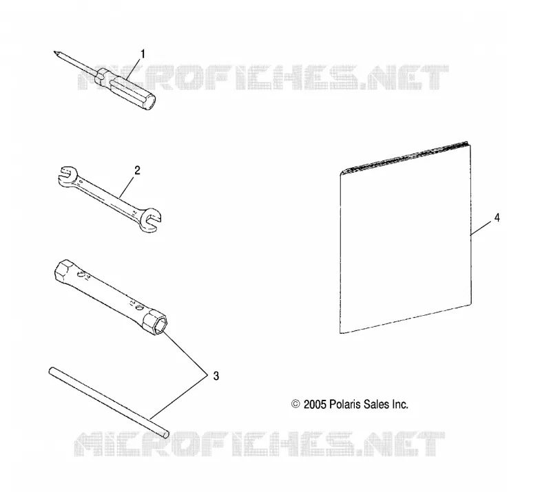 REFERENCES, MANUEL DU PROPRIETAIRE AND TOOL KIT