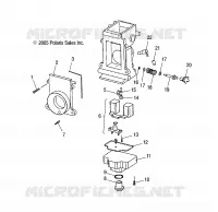 ENGINE, CARBURATEUR INFERIEUR