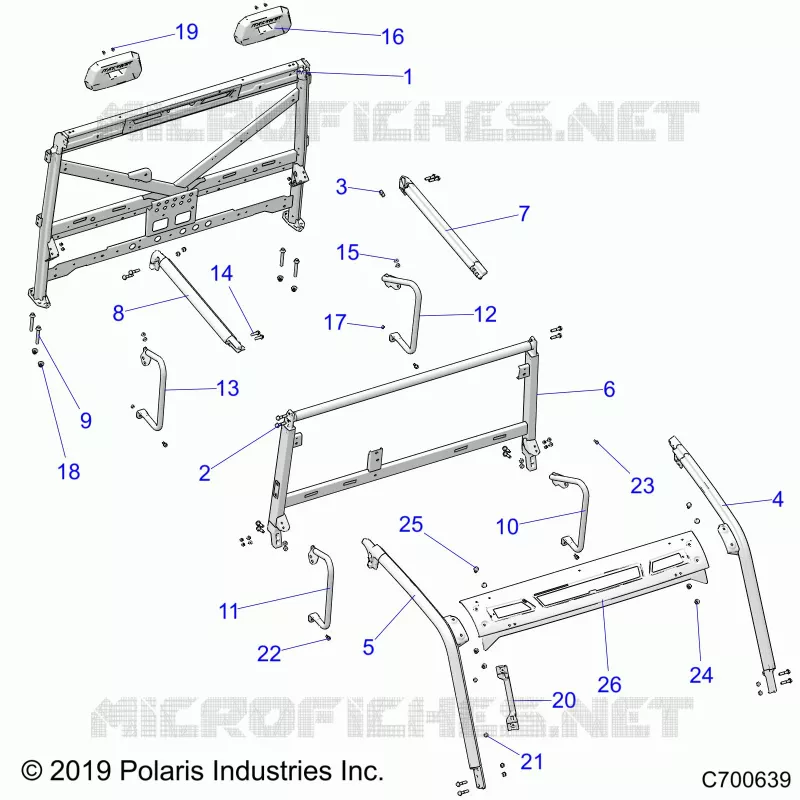 CHASSIS, CAB CADRE