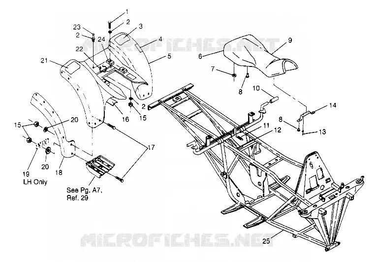 HABITACLE ARRIERE 6x6 400L W948740 (4926802680A006)