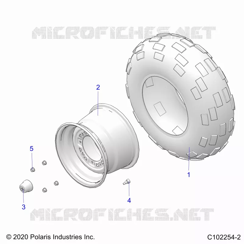 ROUES, REAR TIRE