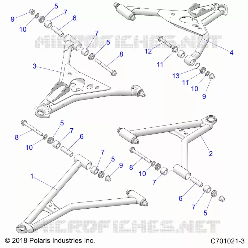 SUSPENSION AVANT CONTROL ARMS