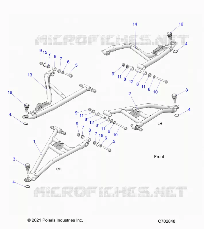 SUSPENSION AVANT CONTROL ARMS