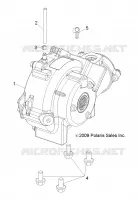 SYSTÈME DE TRANSMISSION, FRONT GEARCASE MOUNTING