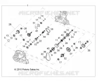 SYSTÈME DE TRANSMISSION, PONT PRINCIPAL INTERNALS