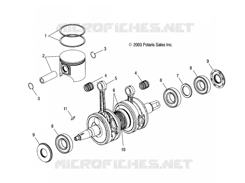 PISTON ET VILEBREQUIN