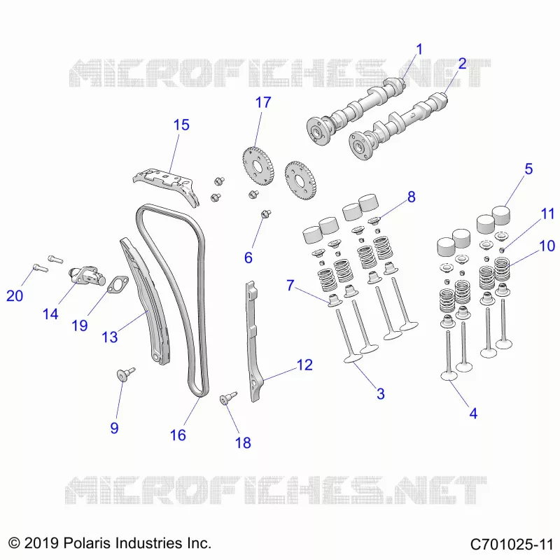 SOUPAPES AND CAMSHAFTS