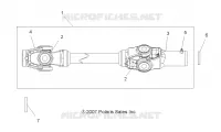 DRIVE TRAIN, FRONT ARBRE DE TRANSMISSION