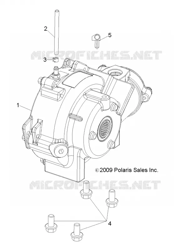 SYSTÈME DE TRANSMISSION, FRONT SUPPORT PONT