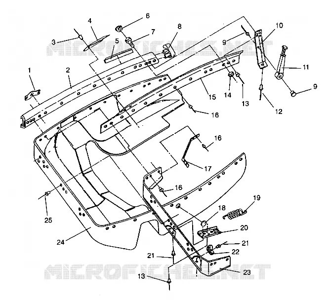 CARROSSERIE AVANT SUPER SPORT 0940743 (4927742774003A)