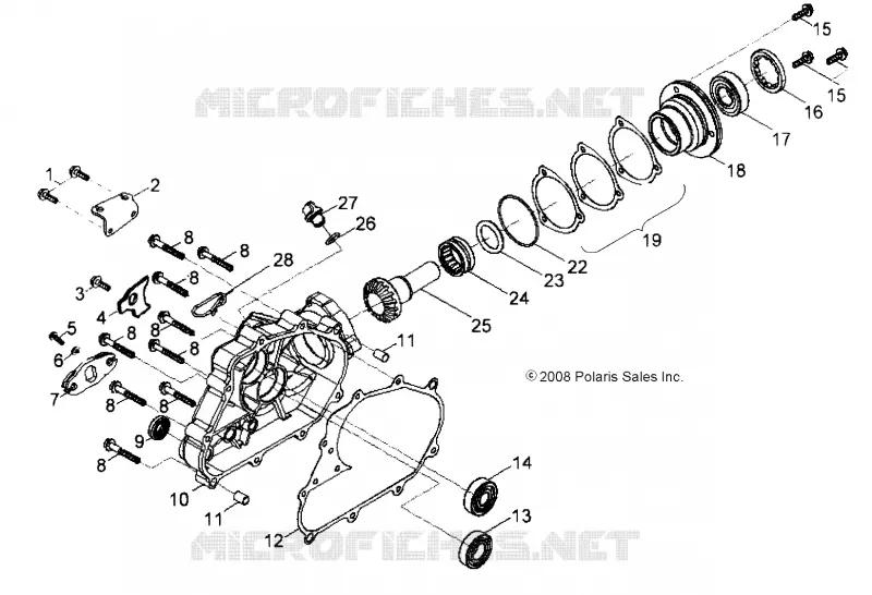 SYSTÃˆME DE TRANSMISSION, REAR DRIVE ASSEMBLY