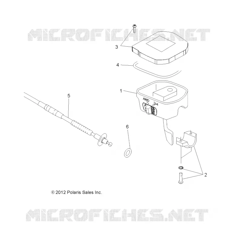 DIRECTION, INSTRUMENTS, ACCELERATEUR ASM. AND CABLE