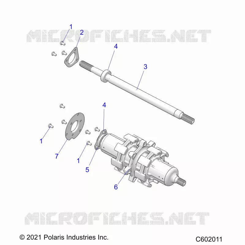 DRIVE TRAIN, JACKSHAFT AND ARBRE DE TRANSMISSION