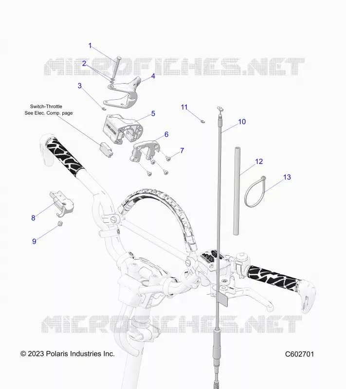 MOTEUR, THROTTLE CONTROL ASM.