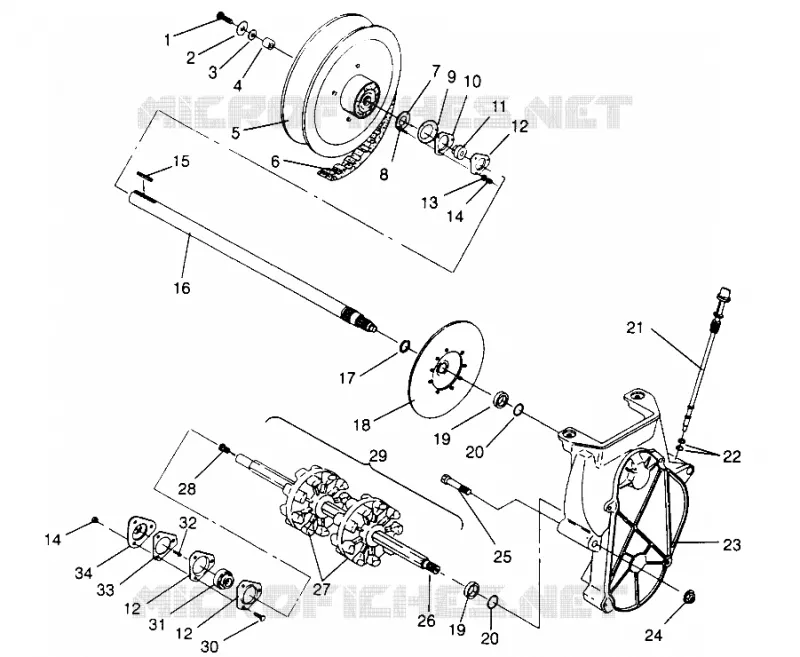 SYSTÈME DE TRANSMISSION XLT RMK 0960956, XLT SKS 0960556 AND EUROPEAN XLT SKS E960556 (4931813181B011)