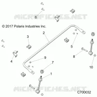 SUSPENSION AVANT STABILIZER BAR- R19RSK99AS/A9/AD/BS/B9/BD (C700032)