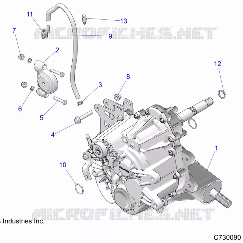 SYSTÃˆME DE TRANSMISSION, MAIN GEARCASE MOUNTING