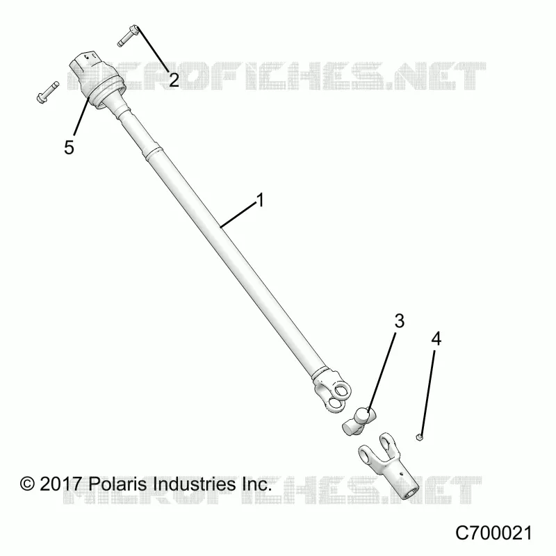 SYSTÃˆME DE TRANSMISSION, REAR PROP SHAFT