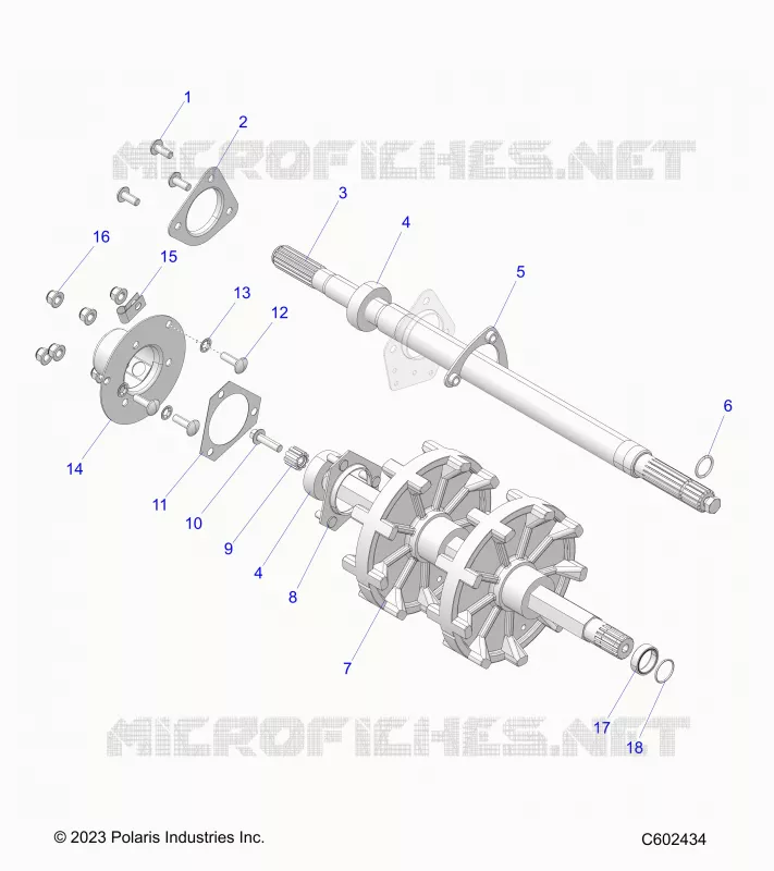 DRIVE TRAIN, JACKSHAFT AND ARBRE DE TRANSMISSION