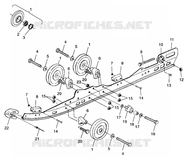 FIXATION RAIL SUSPENSION