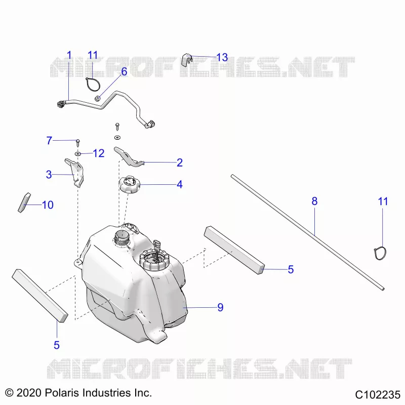 SYSTÃˆME D'ALIMENTATION, FUEL TANK ASM.