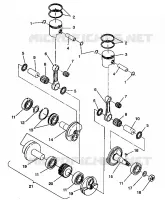 PISTON ET VILEBREQUIN 500 EFI 0942774 AND   EFI SKS 0942574 (49274127410036)