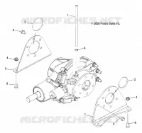 SUPPORT PONT, REAR