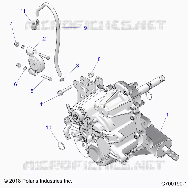 SYSTÃˆME DE TRANSMISSION, MAIN GEARCASE MOUNTING