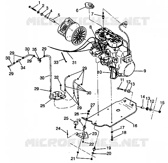 SUPPORT MOTEUR CLASSIC 0942865 (4924962496031A)