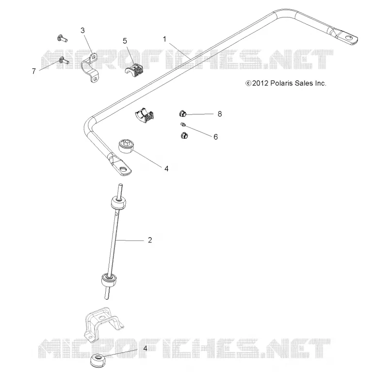 BARRE DE TORSION, REAR