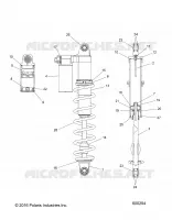 SUSPENSION, AMORTISSEUR IFS (7044564)