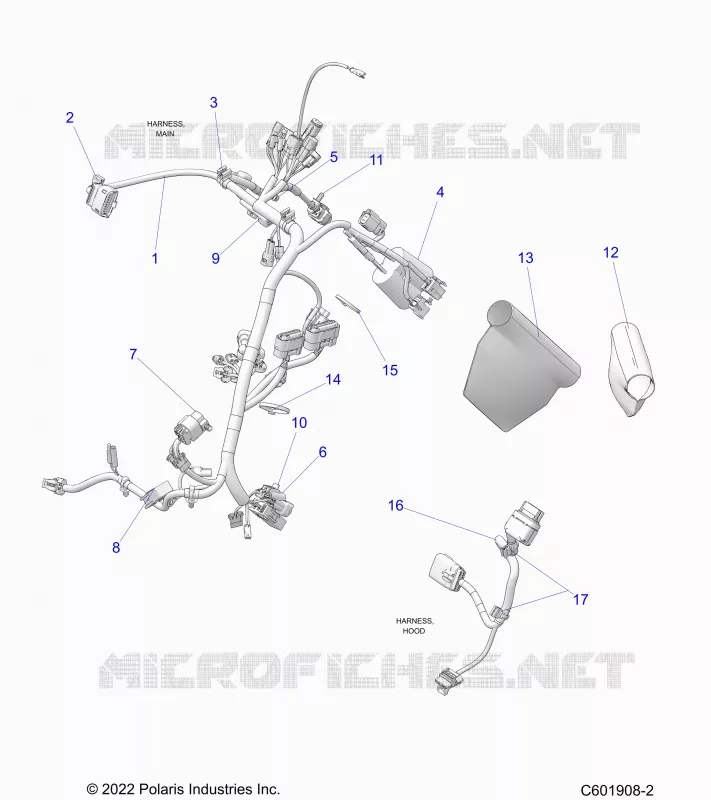 ELECTRICITE, WIRE HARNESS