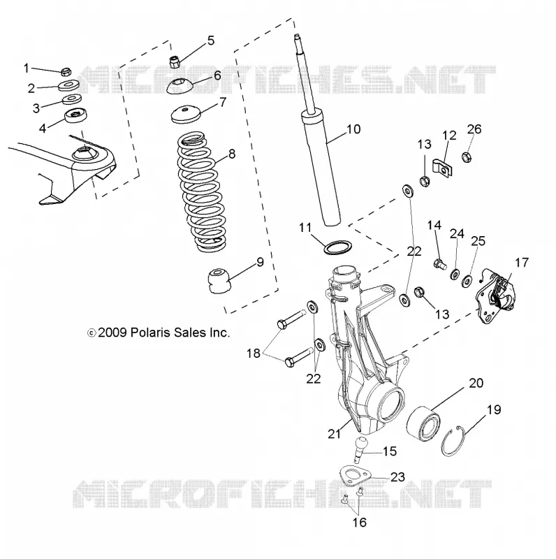 SUSPENSION AVANT SUPPORT