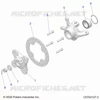 SUSPENSION AVANT CARRIER- Z23NAK99A/99B (C0704127-2)