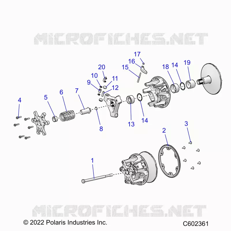 SYSTÃˆME DE TRANSMISSION, CLUTCH, PRIMARY