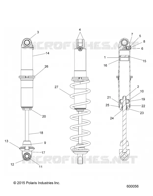 SUSPENSION, AMORTISSEUR, IFS