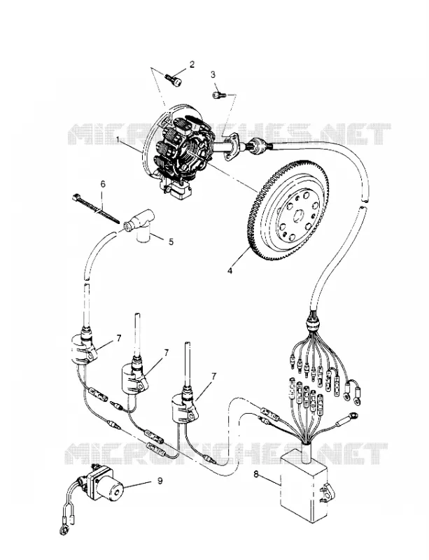 STATOR ASSEMBLY  SL 750 B954070 (4930523052C005)