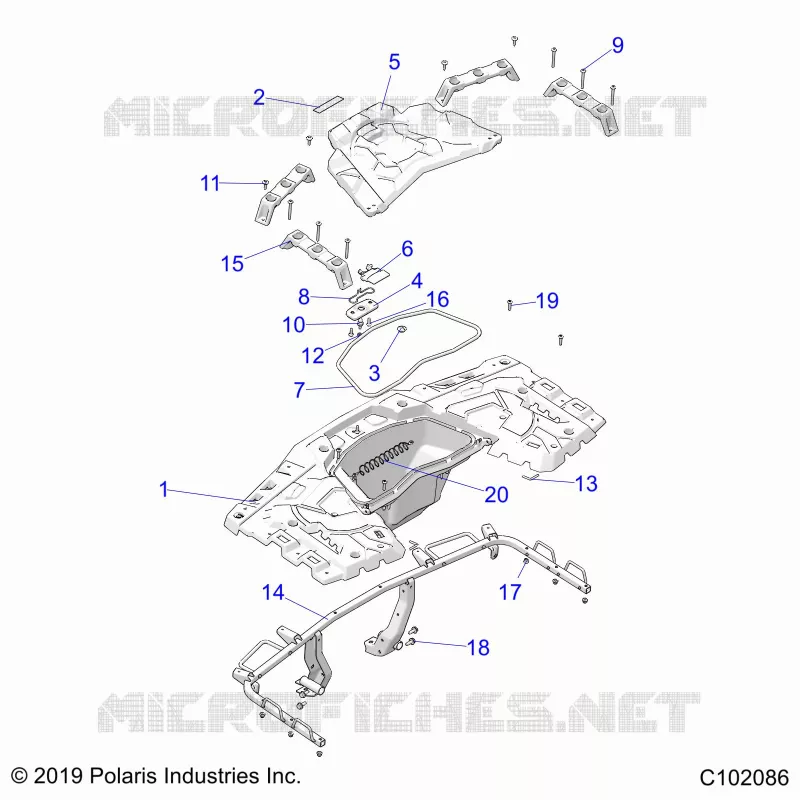 CARROSSERIE ARRIERE RACK